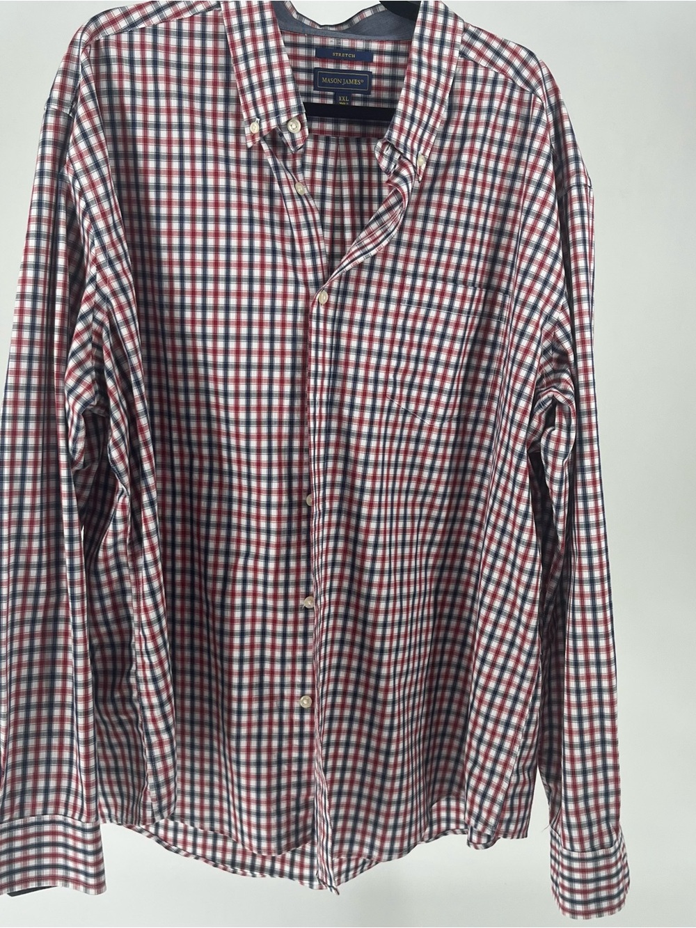 madison james Red, Blue & White Check Button-Down Shirt